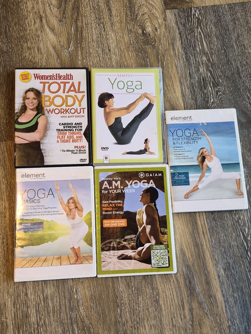5 Yoga & Workout DVDs